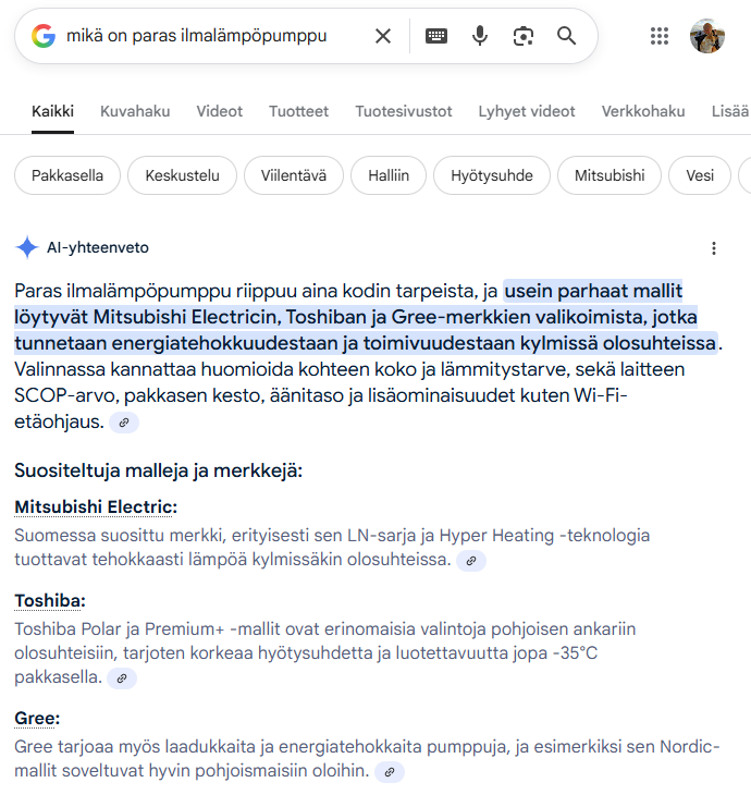 ai-overview_ilmalampopumppu ai overview ilmalampopumppu